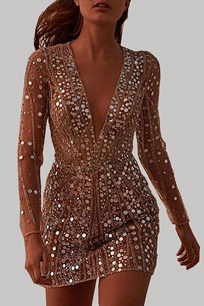 Drune | Paillettenbesetztes Minikleid