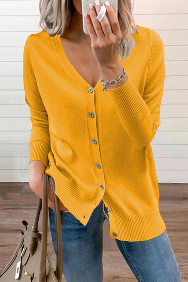 Drune | Lässiger Pullover mit V-Ausschnitt und Schnalle