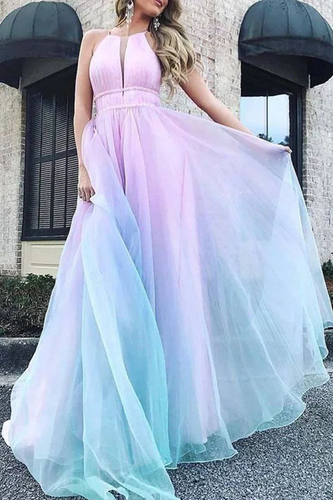 Drune | Lässiges Patchwork Netz Halter Netz Kleid Kleider