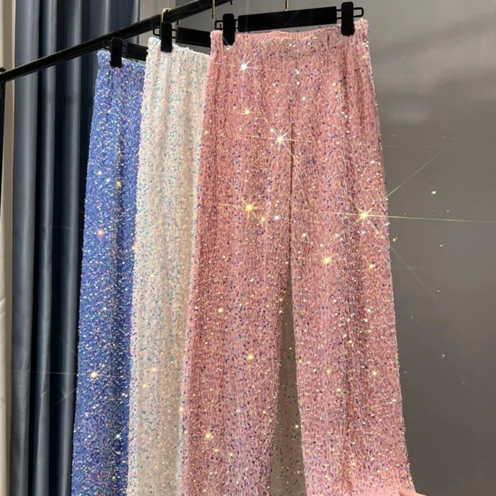 Drune | Weite Sonnenhose mit Pailletten