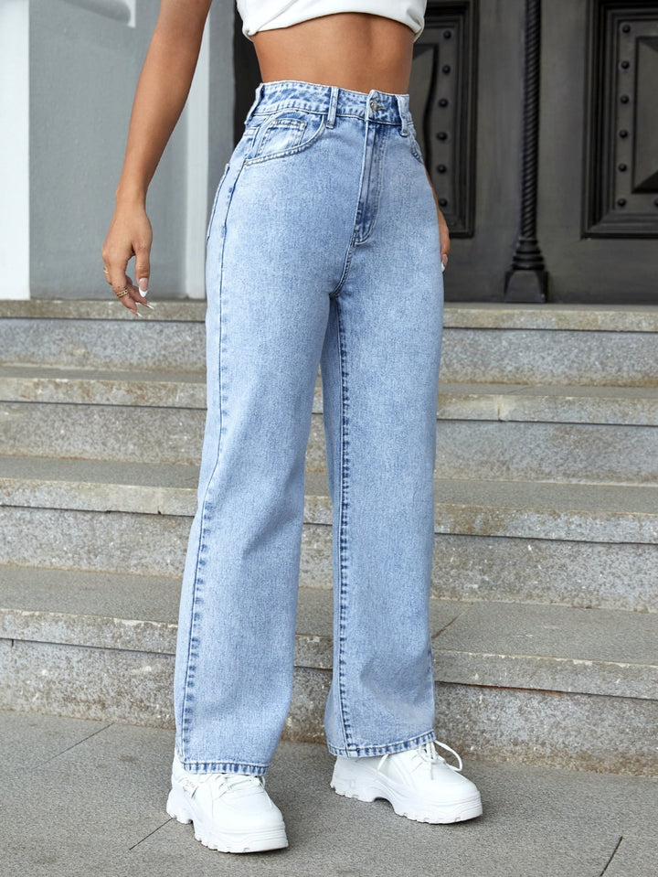 Drune | Einfarbige Damenjeans