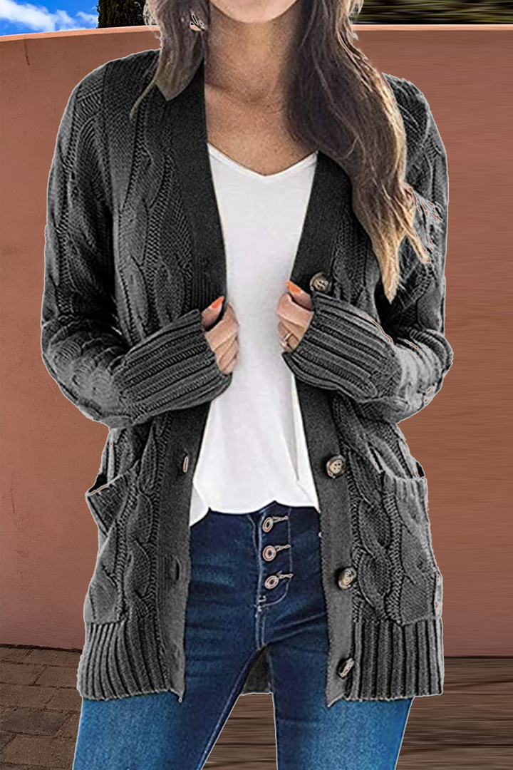 Drune | Zeitlose und elegante Strickjacke Winter