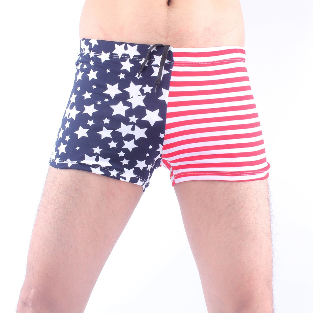 Herren Badeshorts mit asymmetrischem Design Drune