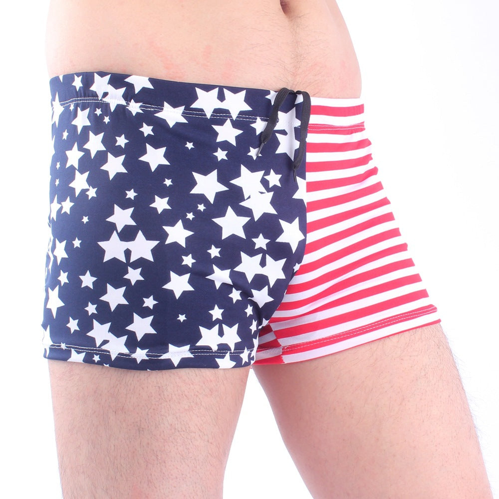 Herren Badeshorts mit asymmetrischem Design Drune