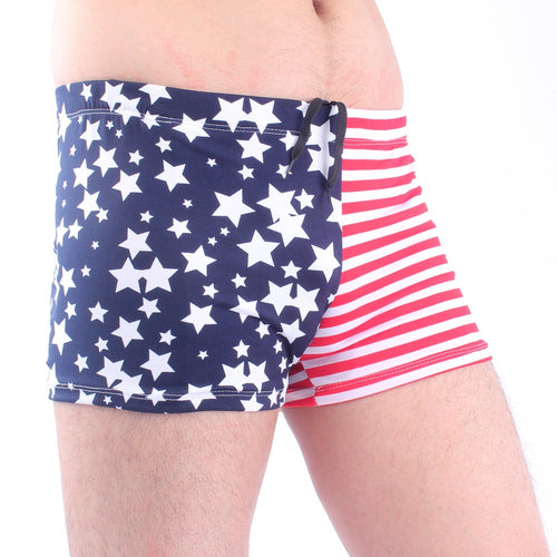 Herren Badeshorts mit asymmetrischem Design Drune
