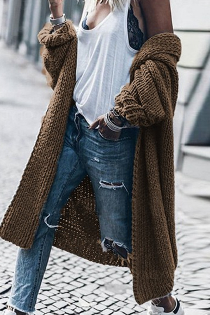 Drune | Klassische und Bequeme Allgemeine Strickjacke