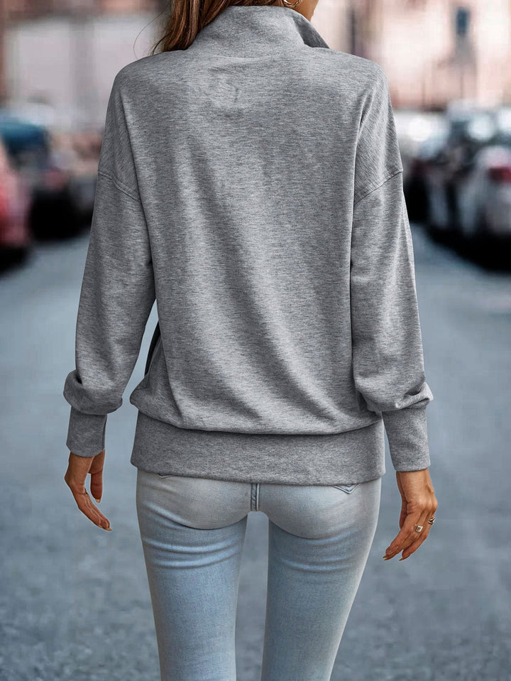 Drune | Pullover Bequem & Basic Lange Ärmel Weicher Stoff