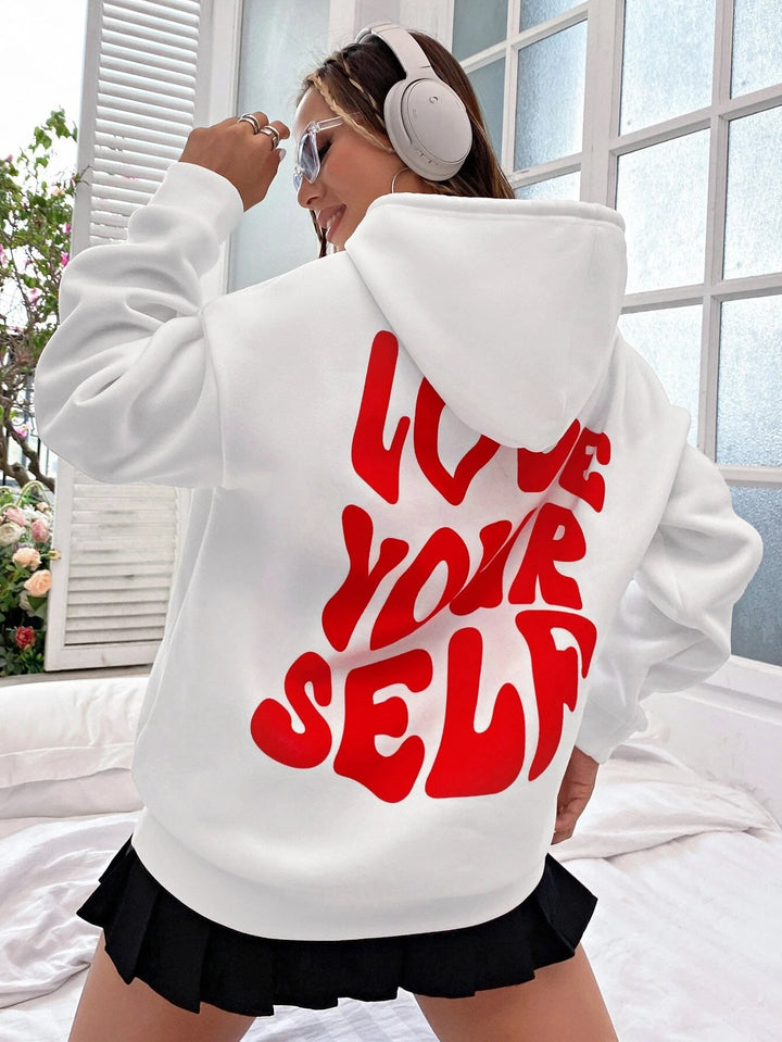 Drune | Statement-Hoodie Aus 100 % Polyester
