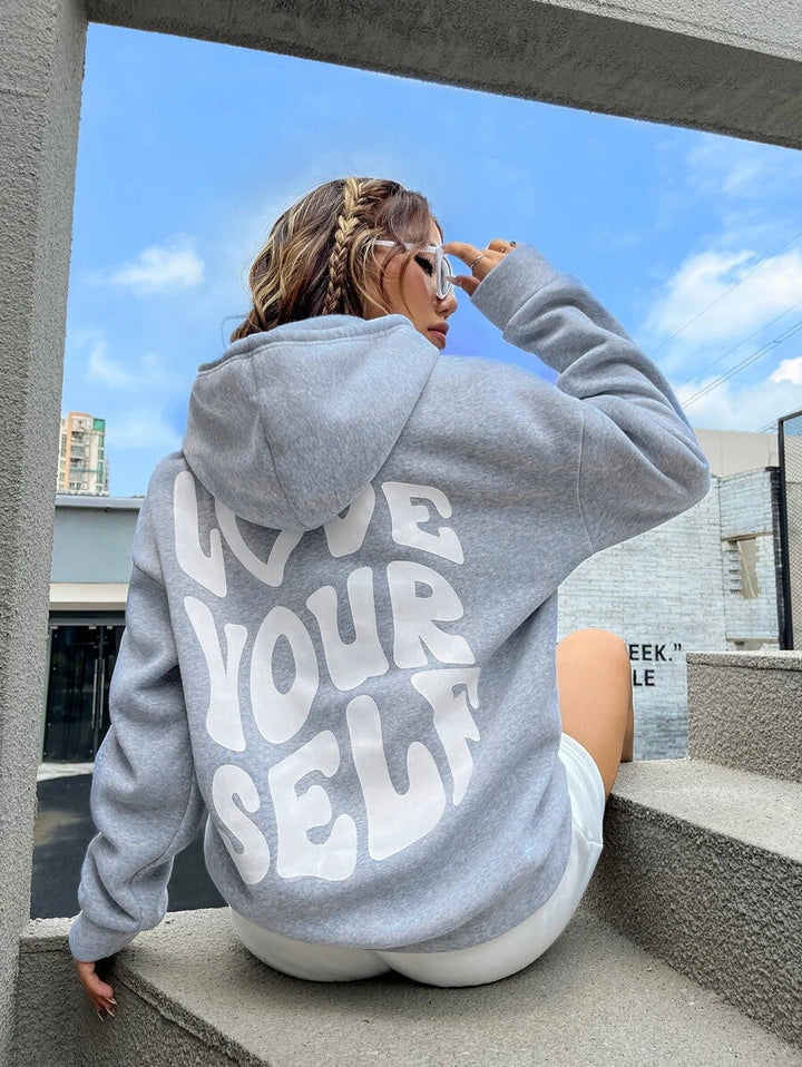 Drune | Statement-Hoodie Aus 100 % Polyester