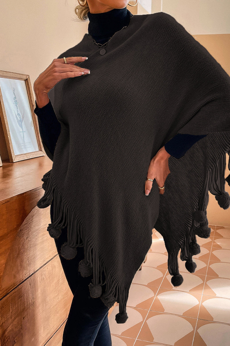 Drune | Lässig Einfarbig O Hals Outerwear