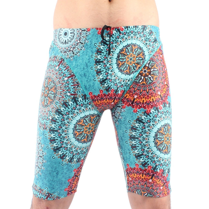 Herren Badeshorts mit kreativem Motiv Drune