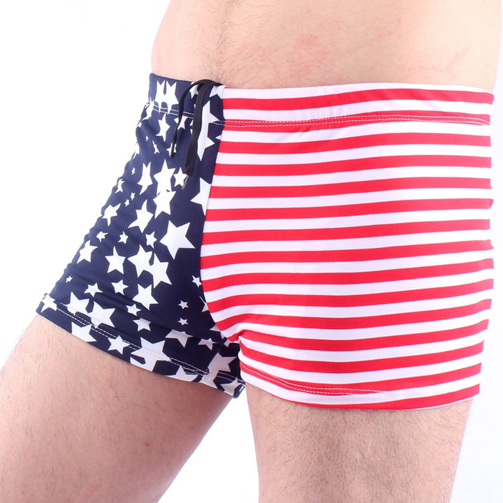 Herren Badeshorts mit asymmetrischem Design Drune