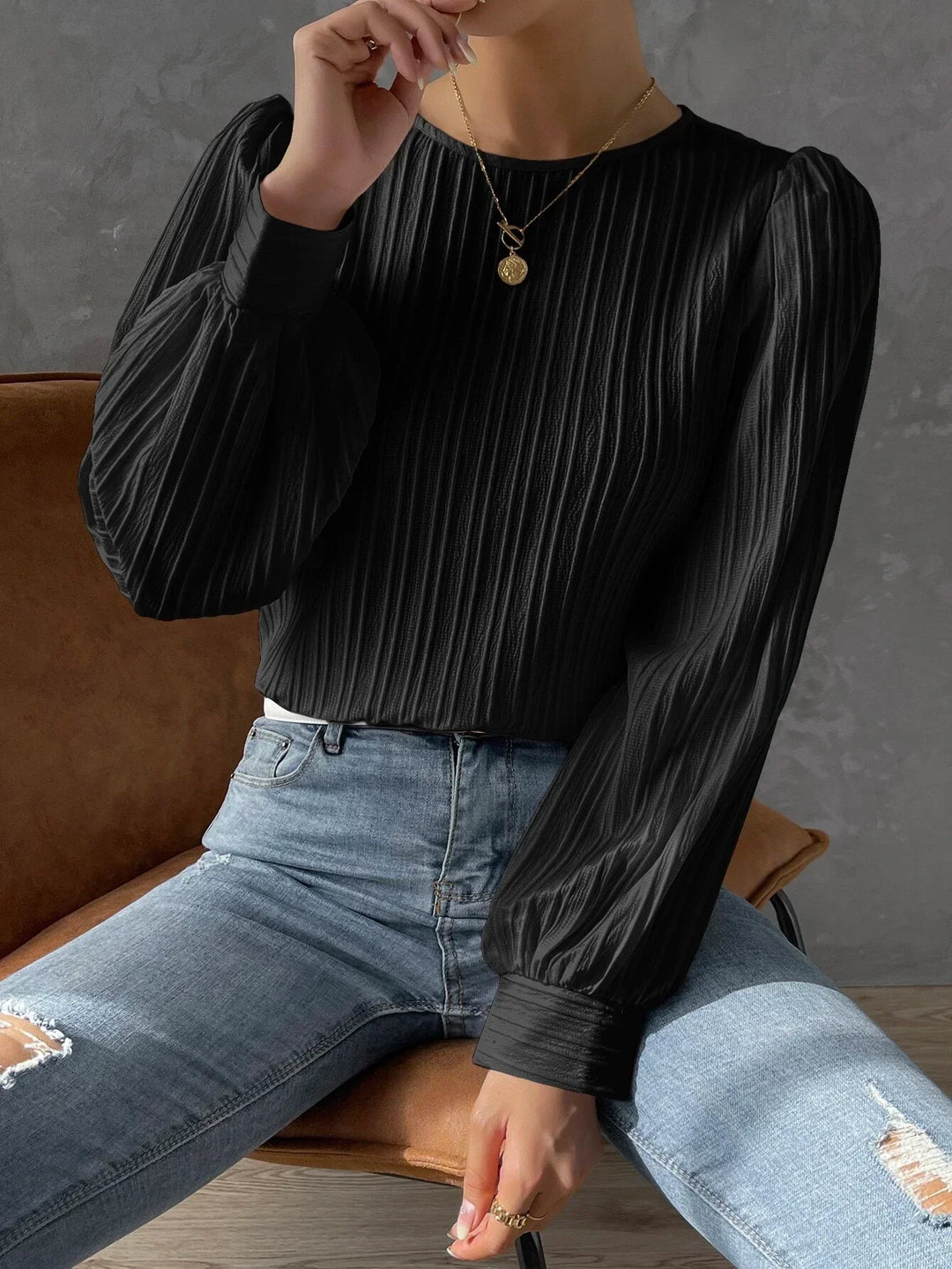 Drune | Bluse mit langen Ärmeln Für Frauen