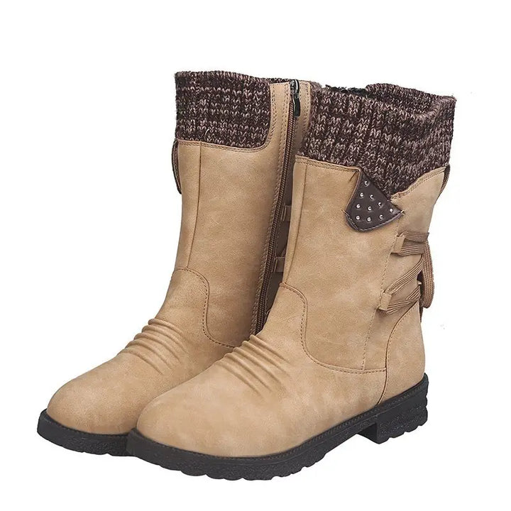 Drune | Schneefreie Wasserdichte Mid-Calf Reißverschlussstiefel