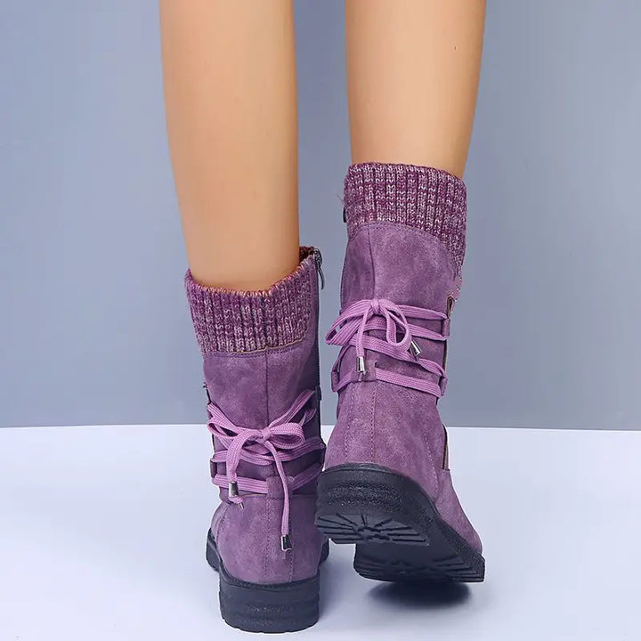 Drune | Schneefreie Wasserdichte Mid-Calf Reißverschlussstiefel