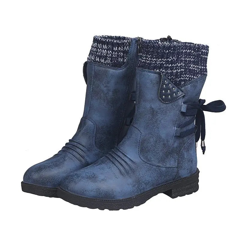 Drune | Schneefreie Wasserdichte Mid-Calf Reißverschlussstiefel