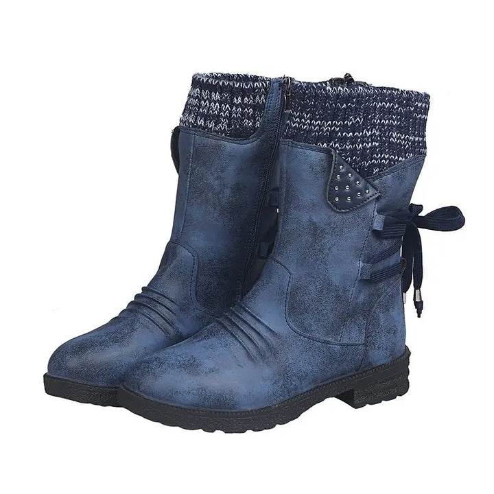 Drune | Schneefreie Wasserdichte Mid-Calf Reißverschlussstiefel