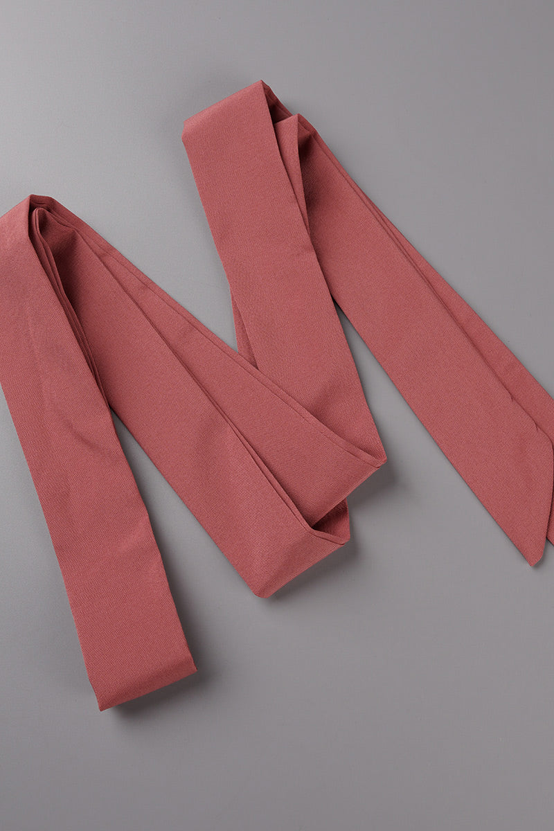 Drune | Elegante Einfarbige Hohe Öffnung V-Ausschnitt Ärmelloses Kleid Kleider- 3 Farben