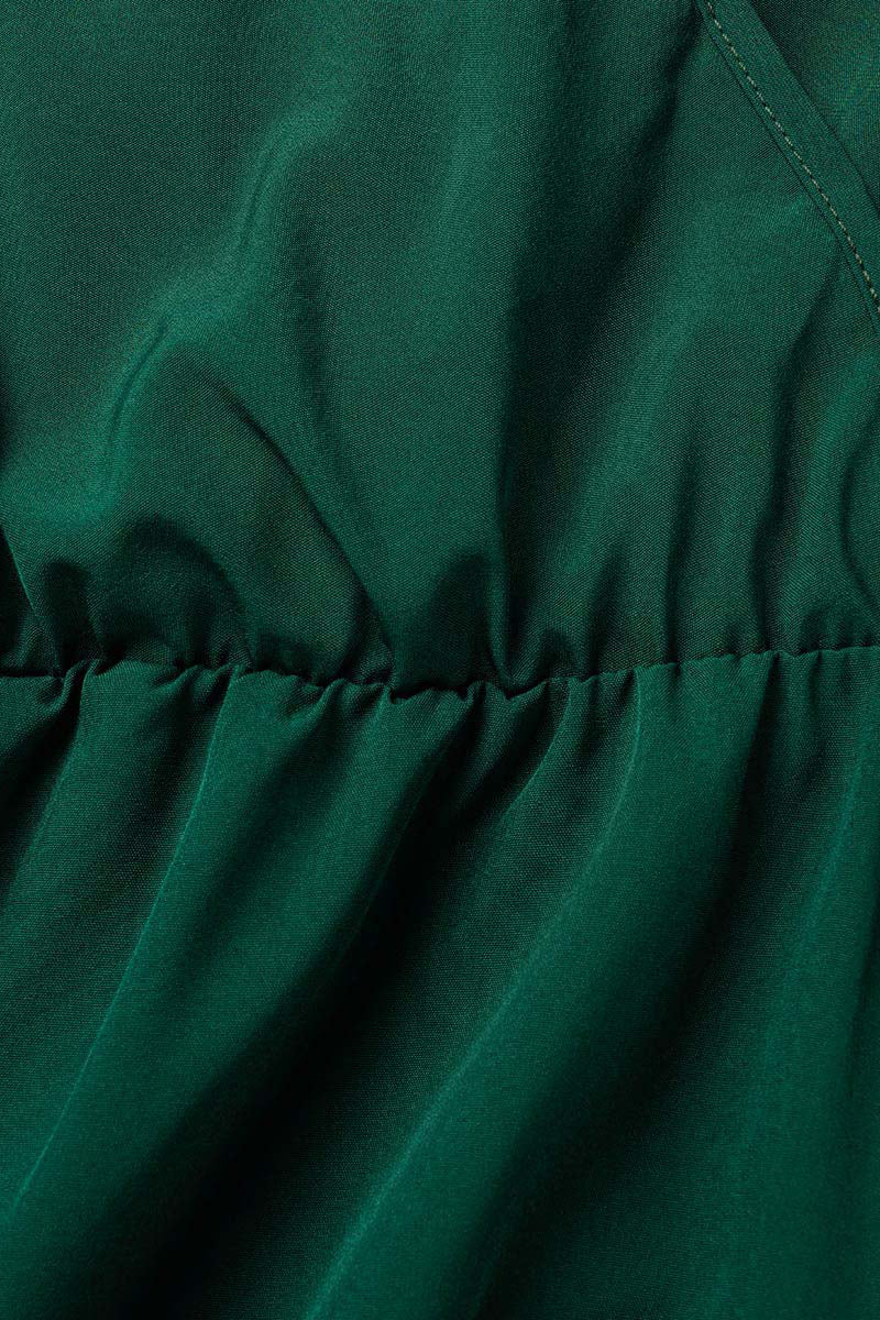 Drune | Elegante Einfarbige Hohe Öffnung V-Ausschnitt Ärmelloses Kleid Kleider- 3 Farben