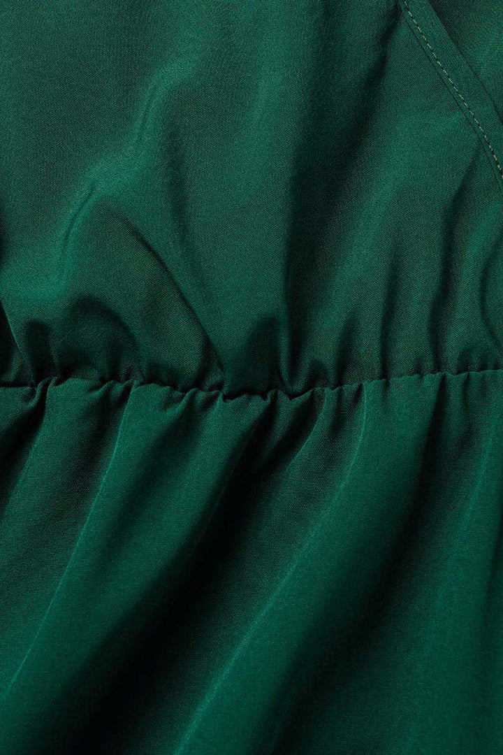 Drune | Elegante Einfarbige Hohe Öffnung V-Ausschnitt Ärmelloses Kleid Kleider- 3 Farben