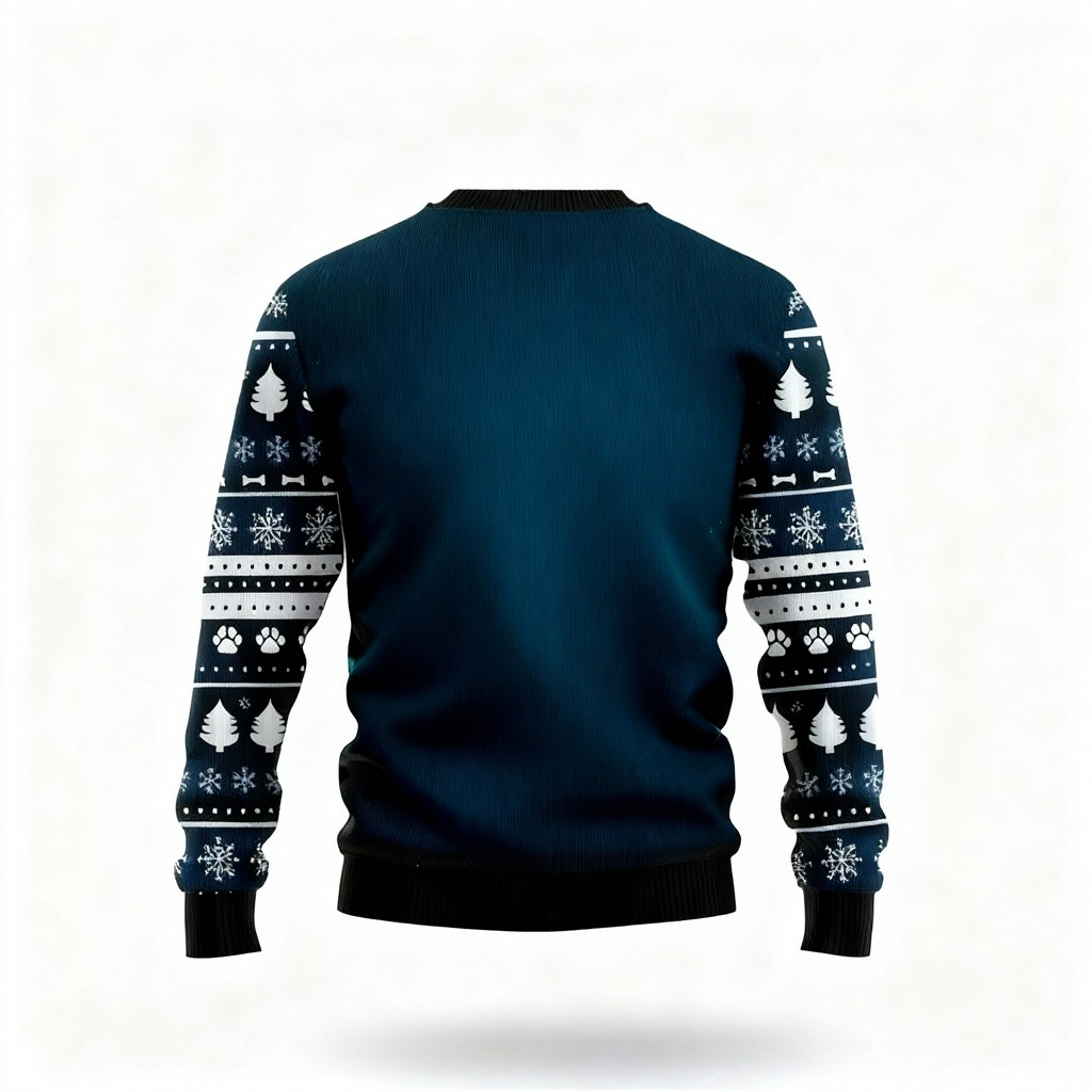 Drune | Gänseprint - Vintage-Weihnachtsikone hässlicher Pullover