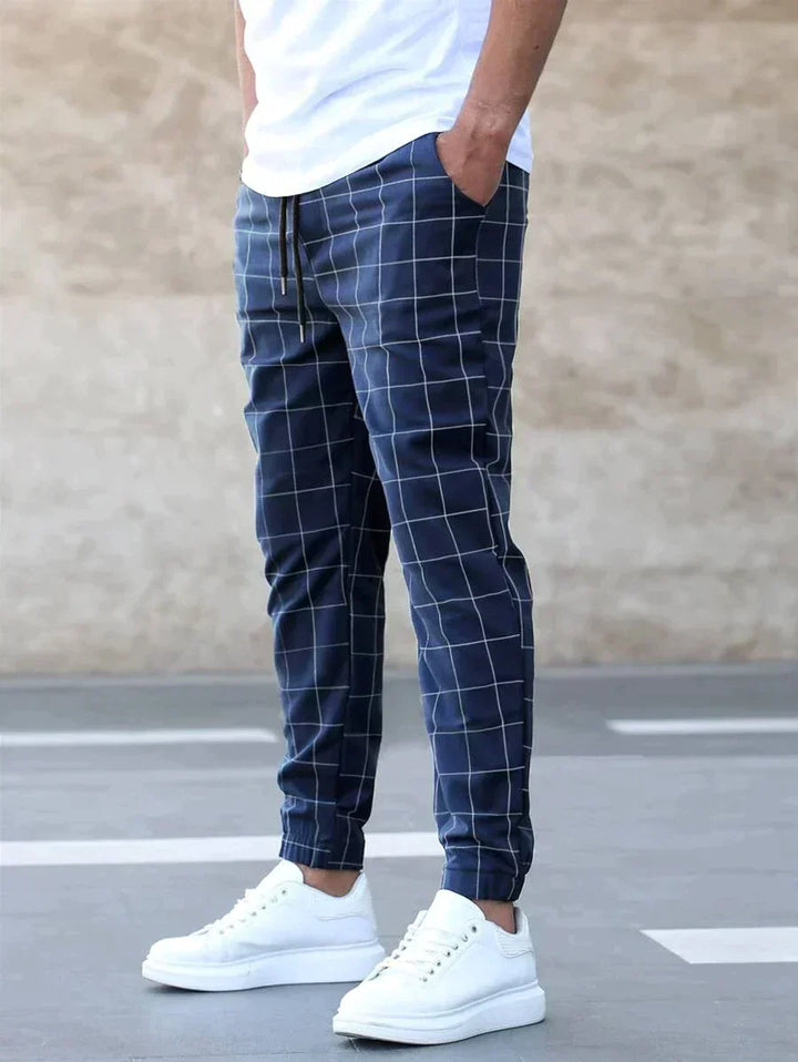 Drune | Elegante Gitter Elite Hosen