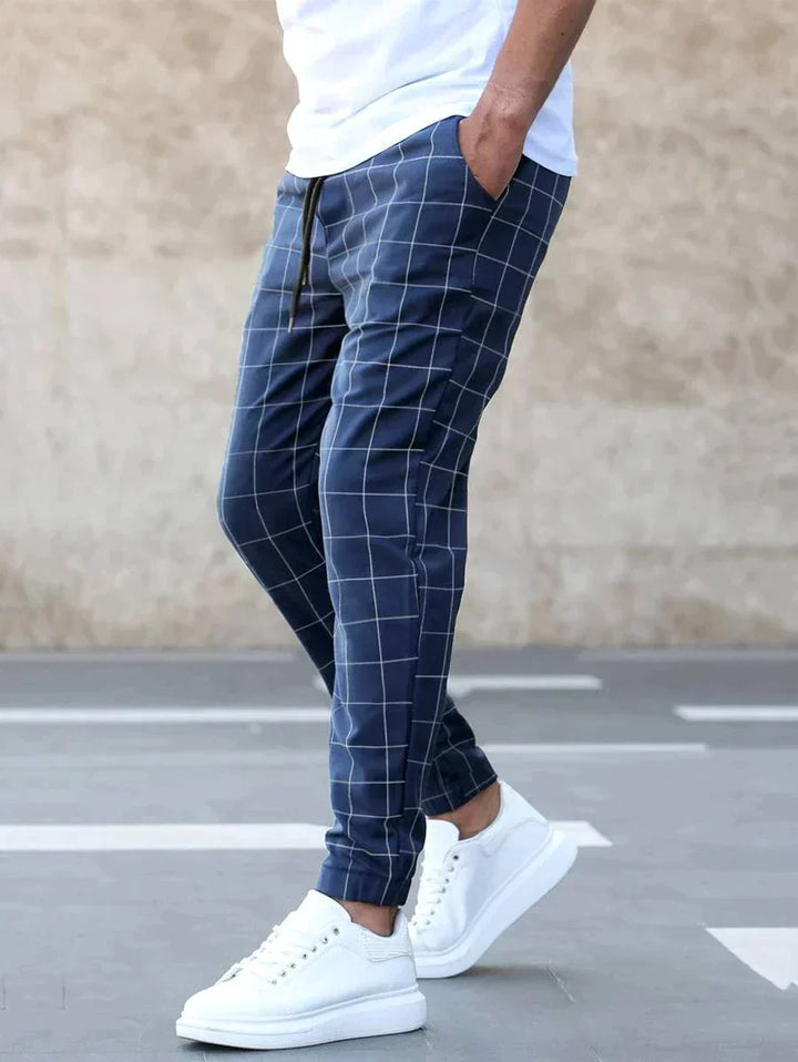 Drune | Elegante Gitter Elite Hosen