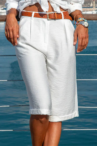 Drune | Leinen Bermudashorts Für Damen