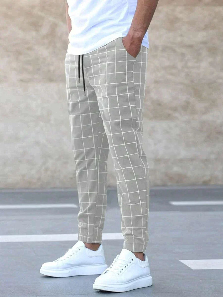 Drune | Elegante Gitter Elite Hosen