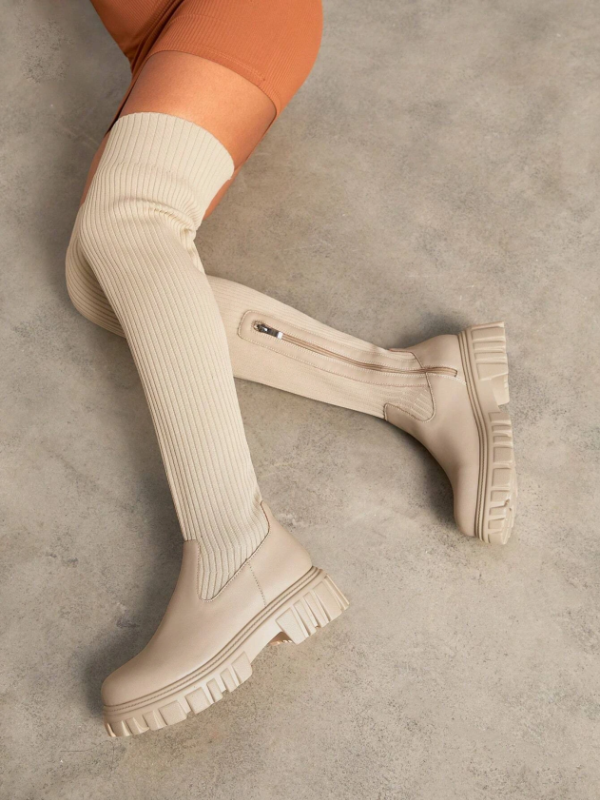 Drune | Luxuriöse Overknee-Stiefel