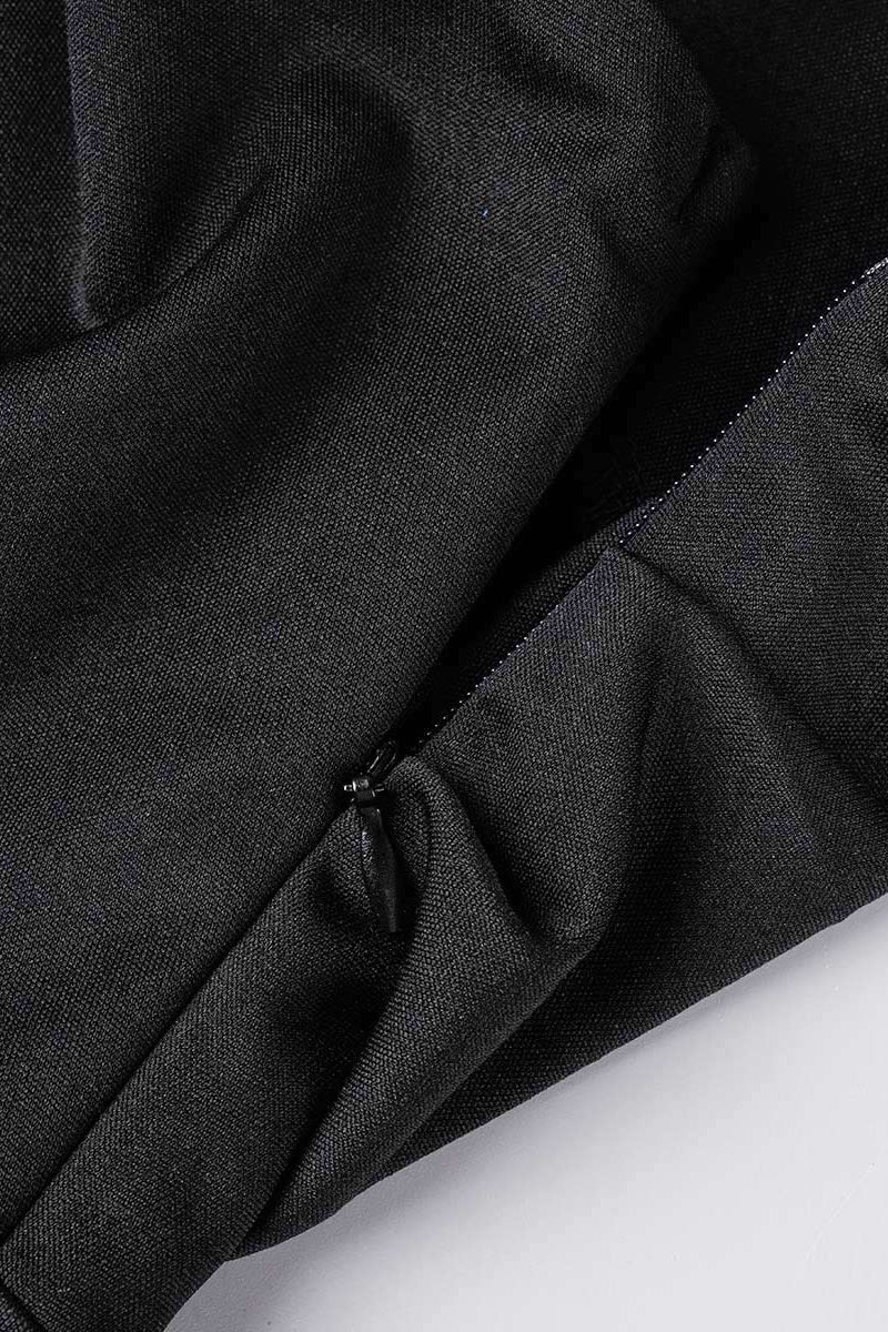 Drune | Elegantes Formelles Einfarbiges Schlitz Asymmetrisches Schräges Kragen Abendkleid Kleider - 8 Farben