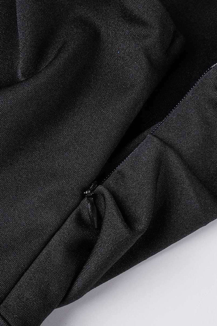 Drune | Elegantes Formelles Einfarbiges Schlitz Asymmetrisches Schräges Kragen Abendkleid Kleider - 8 Farben