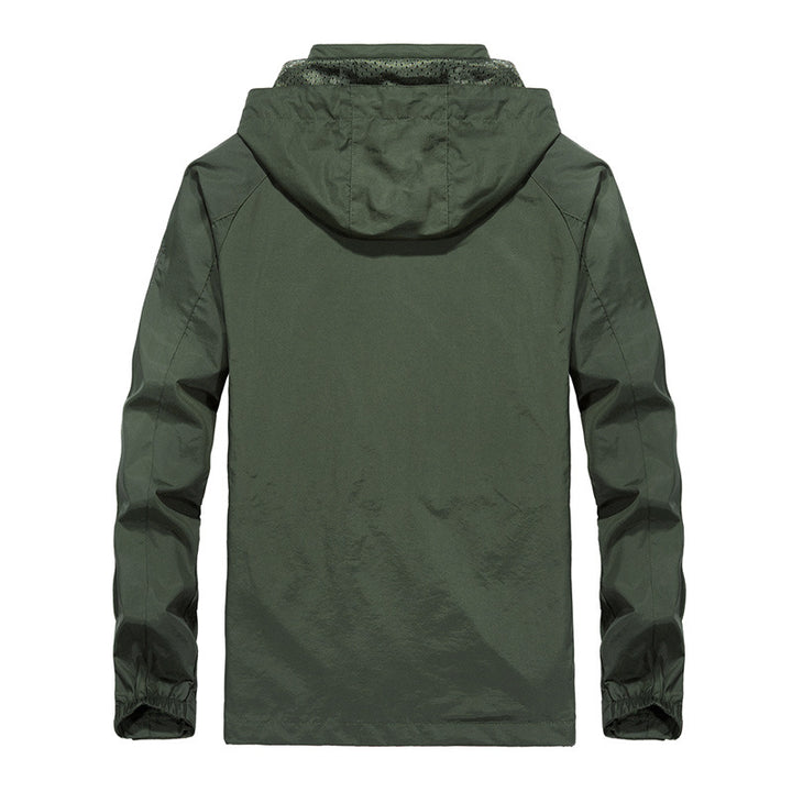 Herren Multifunktionale Wanderjacke mit Kapuze Drune