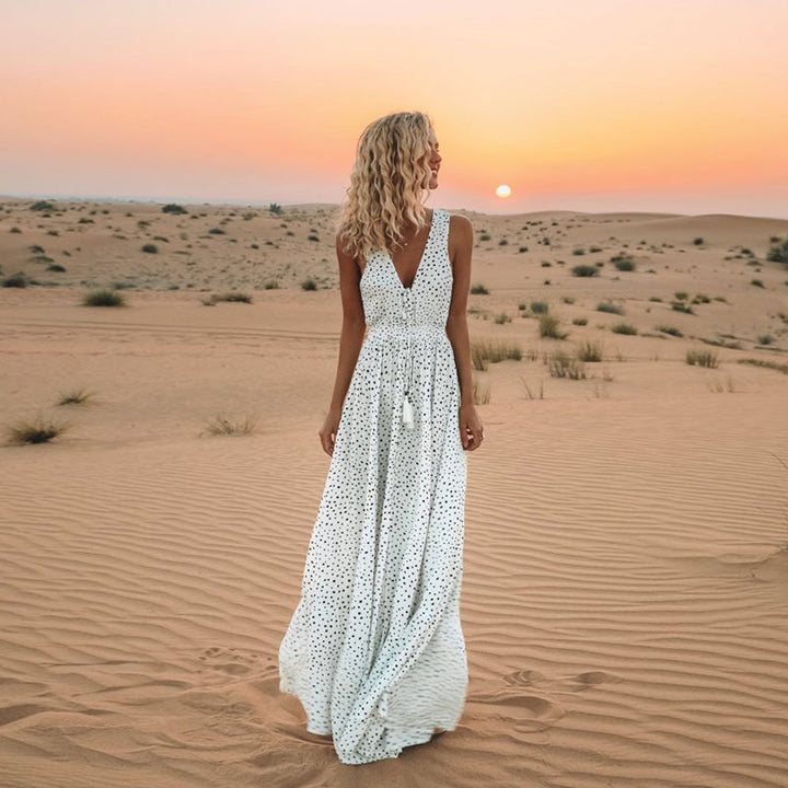 Damen Sommerliches Maxikleid mit luftiger Passform Drune