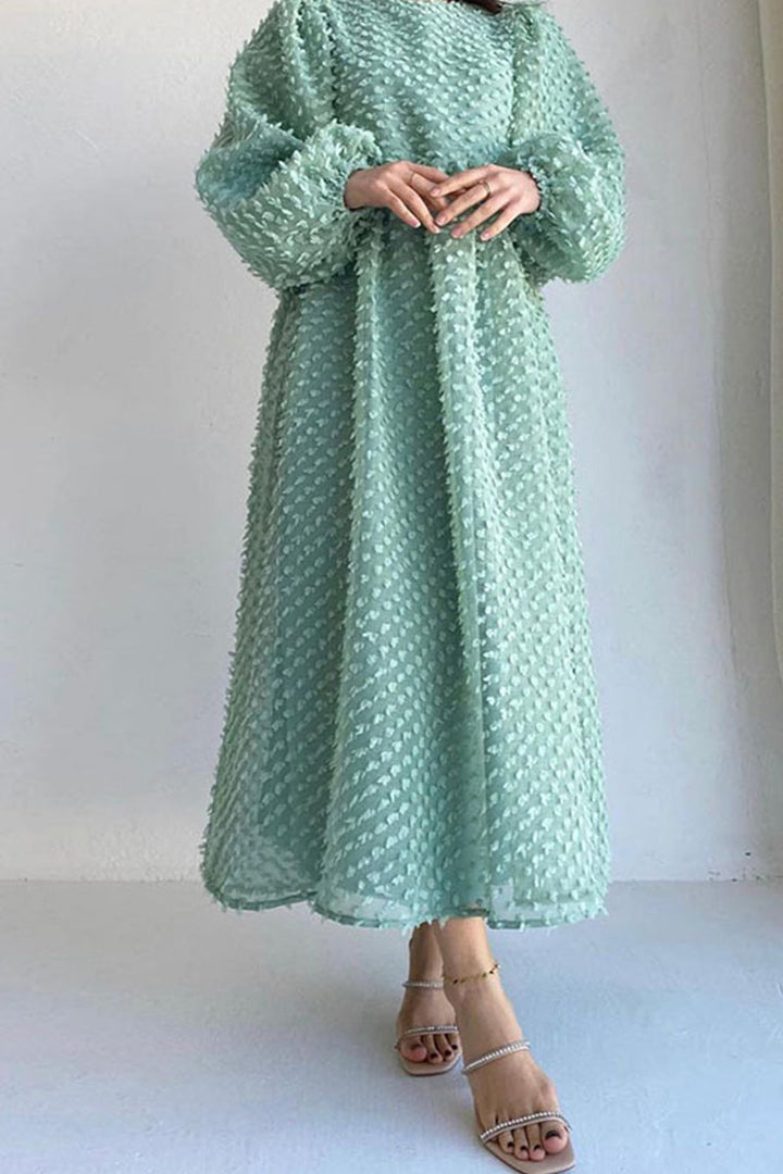 Drune | Elegante Einfache Patchwork O-Ausschnitt A-Linie Kleider - 5 Farben