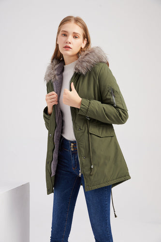 Drune | Parka-Jacke mit Kapuze