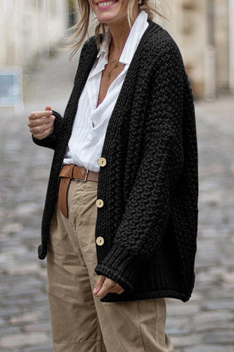 Drune | Lässige und Bequeme Winter Strickjacke