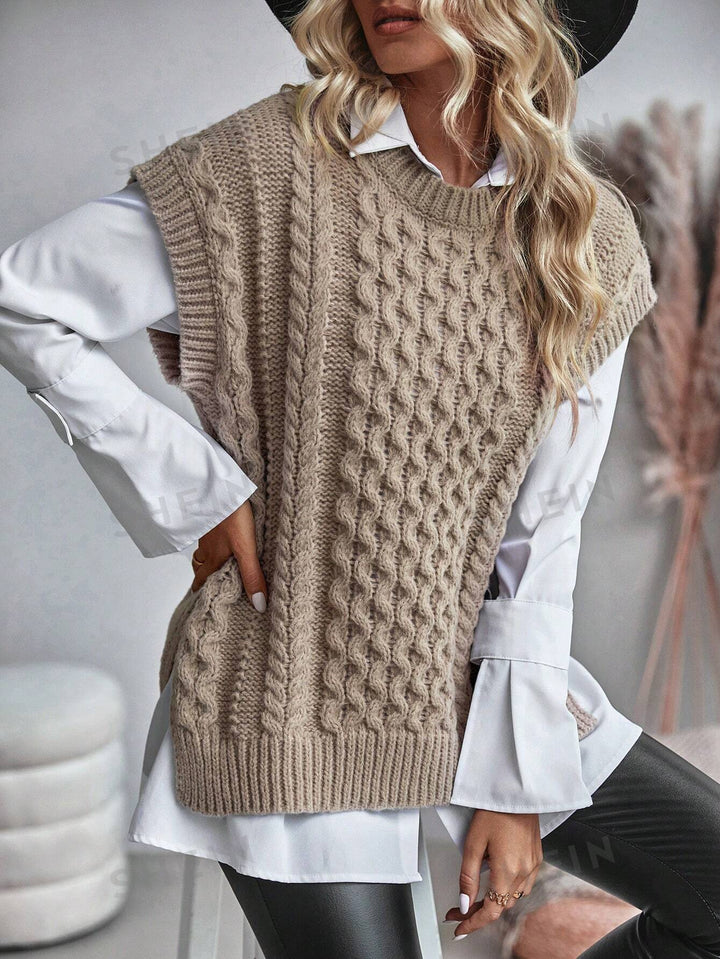 Drune | Bequemes Damen Strickgilet mit Lockerer Passform