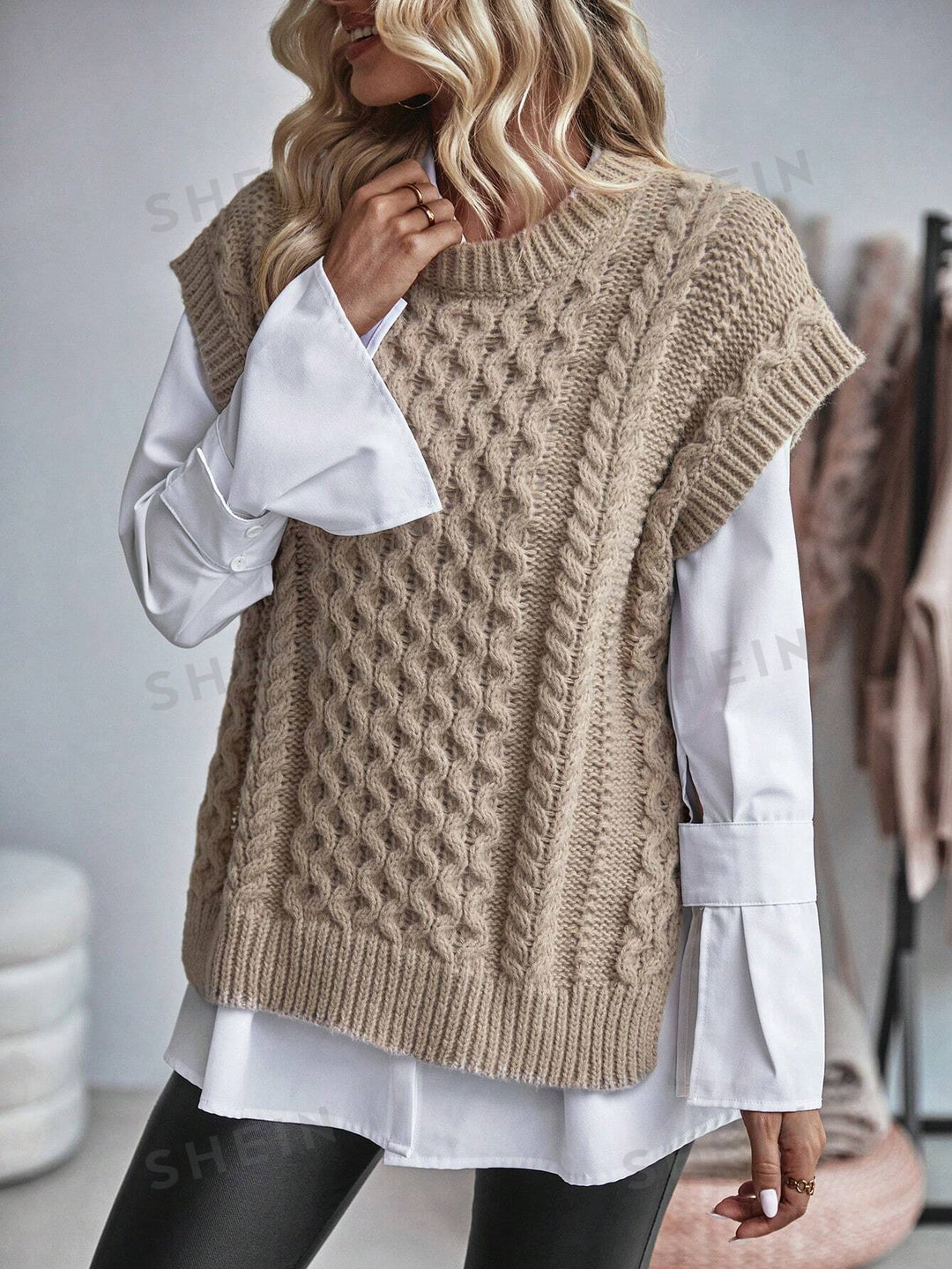 Drune | Bequemes Damen Strickgilet mit Lockerer Passform