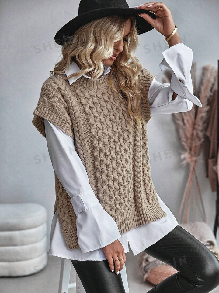 Drune | Bequemes Damen Strickgilet mit Lockerer Passform