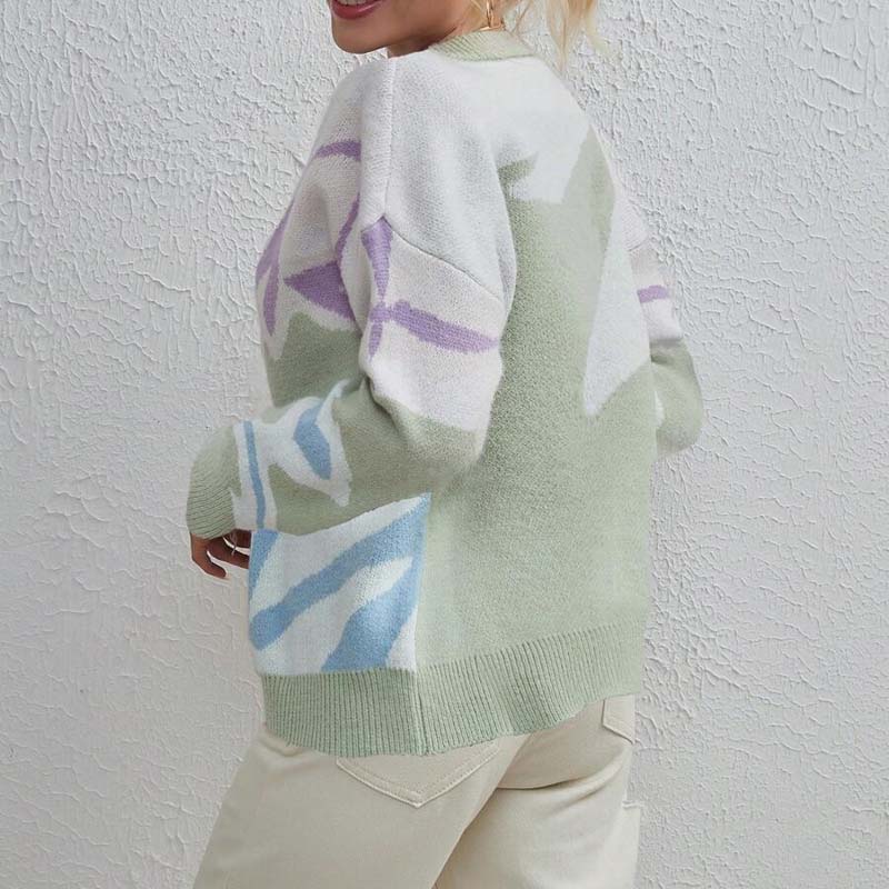 Drune | Pullover mit Farbblock