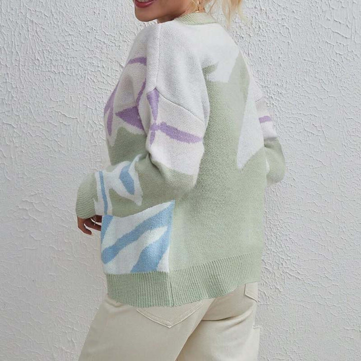 Drune | Pullover mit Farbblock