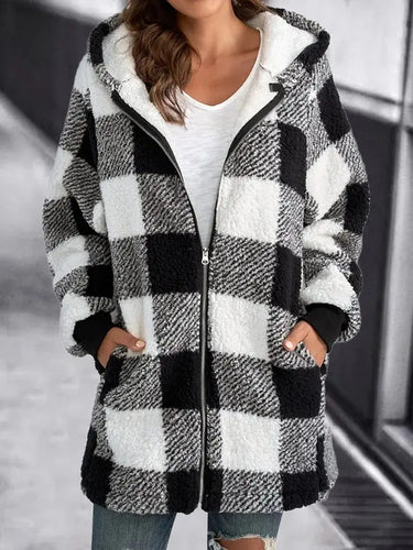 Drune - Fleecejacke mit Kapuze für Damen