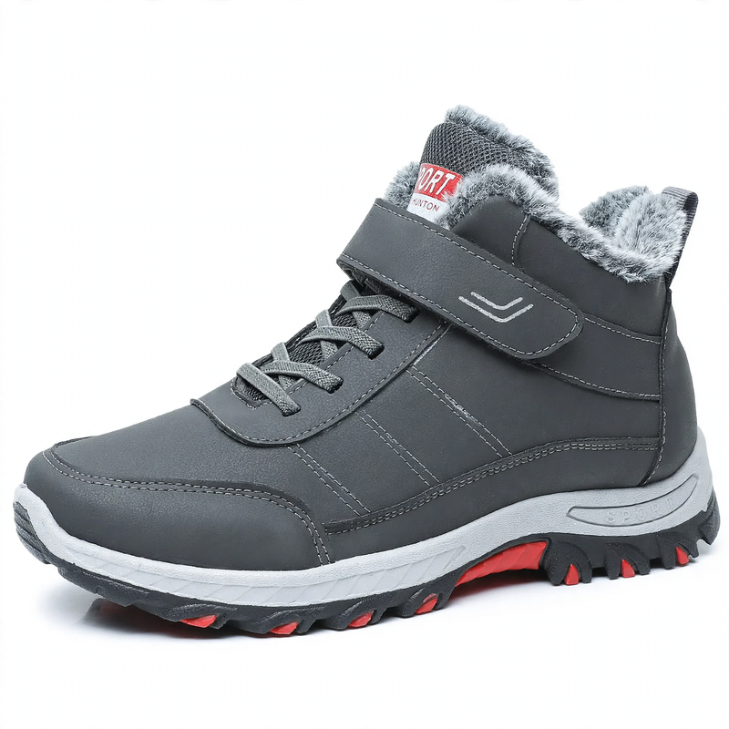 Gefütterte Herren-Winterstiefel, robust, für Outdoor-Aktivitäten