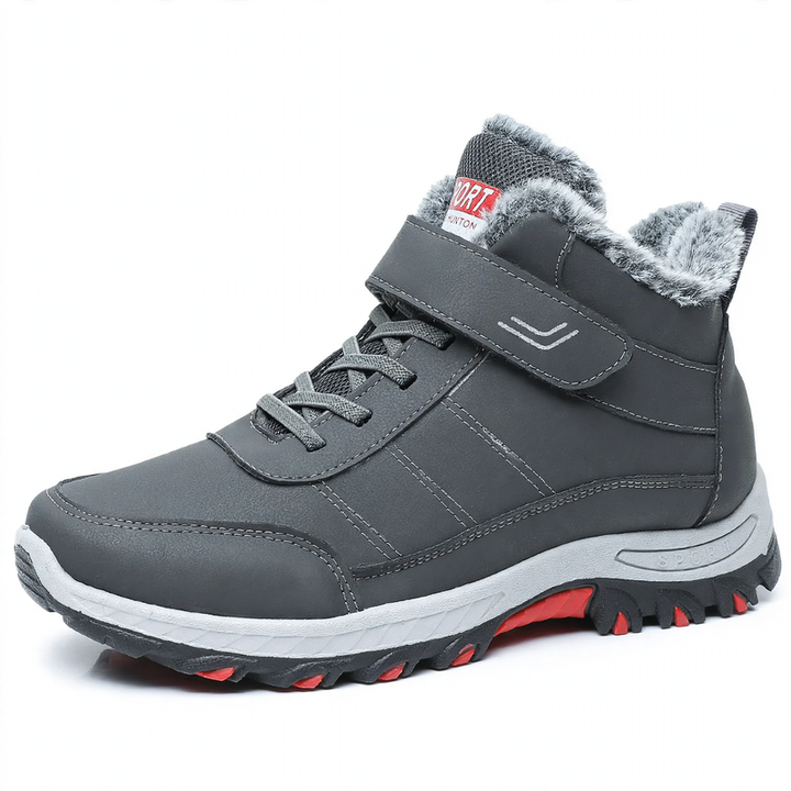 Gefütterte Herren-Winterstiefel, robust, für Outdoor-Aktivitäten