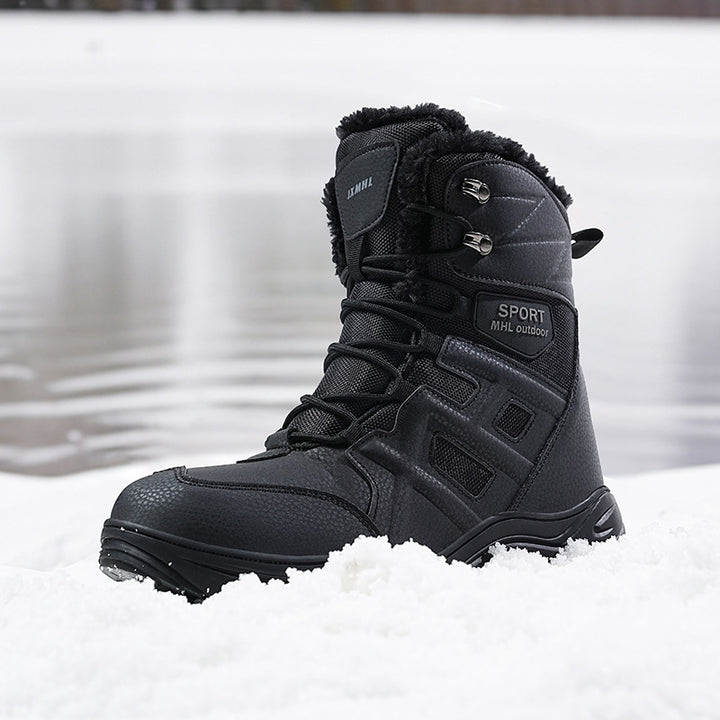 Herren-Winterstiefel, wasserabweisend, gefüttert