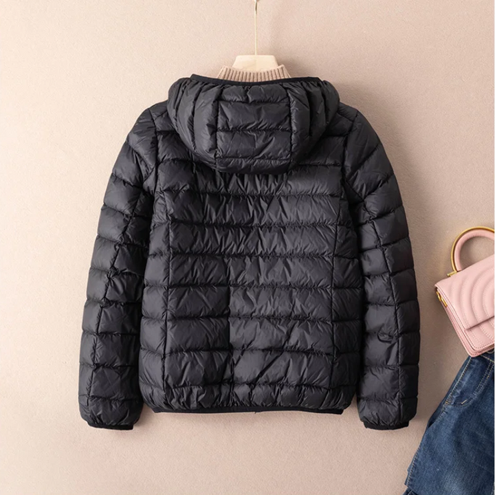 Drune | Steppjacke Leicht mit Kapuze Warm Gefüttert Lässige Passform