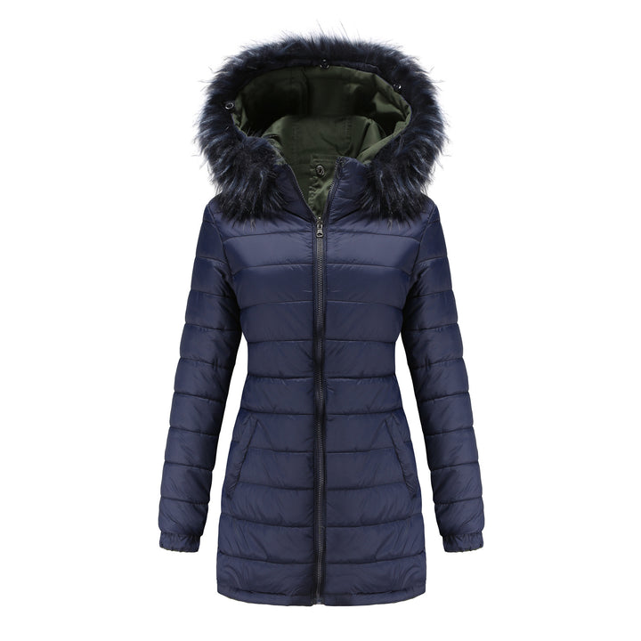 Drune | Damen Winter Steppmantel Wende-Parka aus Baumwolle