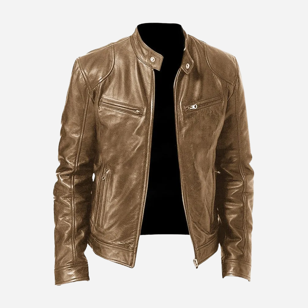 Drune | Stylische Moto-Lederjacke