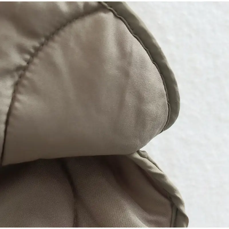 Drune | Bequemes Rundhals gepolstertes Jacket mit Knöpfen Ideal für Herbst/Winter